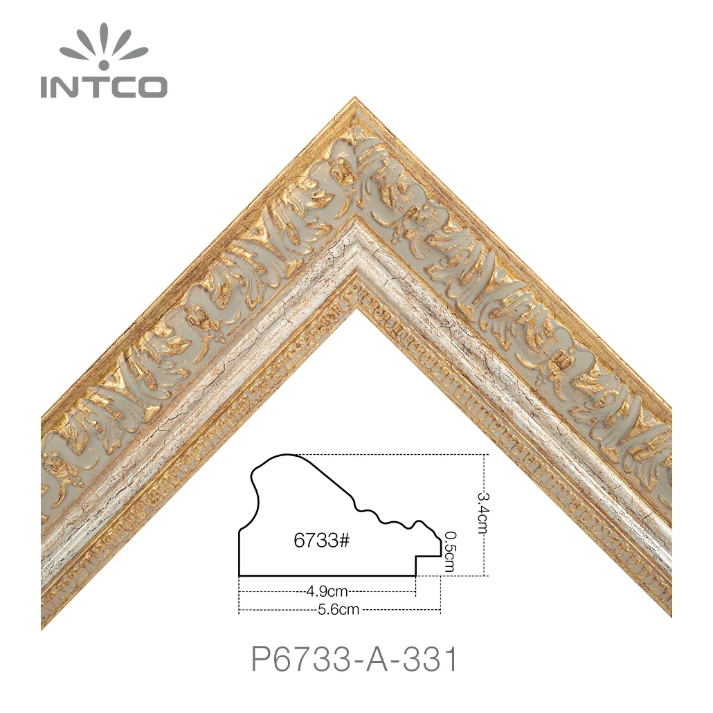 Новое поступление декоративная картина INTCO патина античное полотно искусство фоторамка для фотографий PS Mould