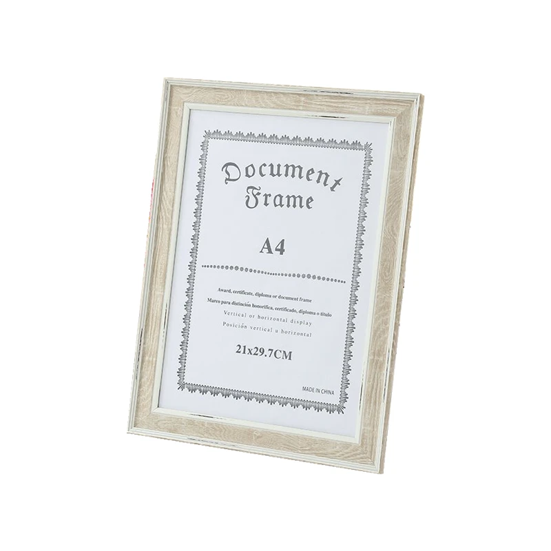A4 Document Photo Frame High School University Graduation Award Degree Certificate Diploma Frame