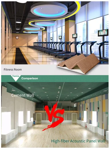 TianGe Factory Fireproof A1 Sound Absorbing Materials Sound Isolation Acoustic Panel For Wall Treatment