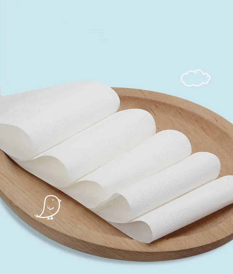 OEM Embossed 100%Virgin Pulp Soft And Organic 3ply Paper Towels Roll Bath Toilet Tissue Papers Manufacturers