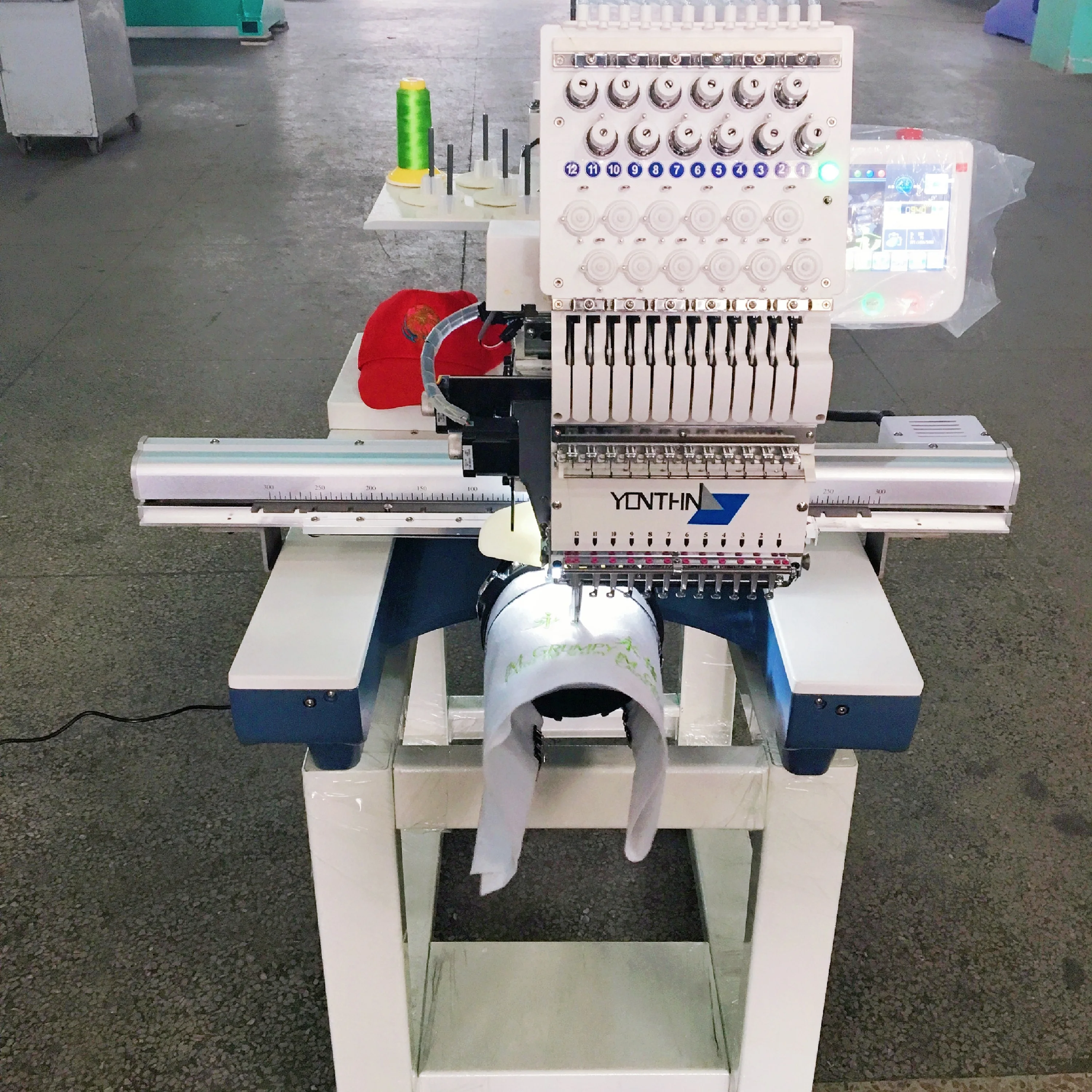 YONTHIN Mini 1201 Save space High Quality Long Service life 1 Head Computerized Embroidery Machine For hat hoodie bag