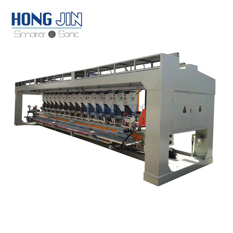 America geocell welding machine HDPE Honeycomb cell production line plastic punching machine china automatic manufacturer