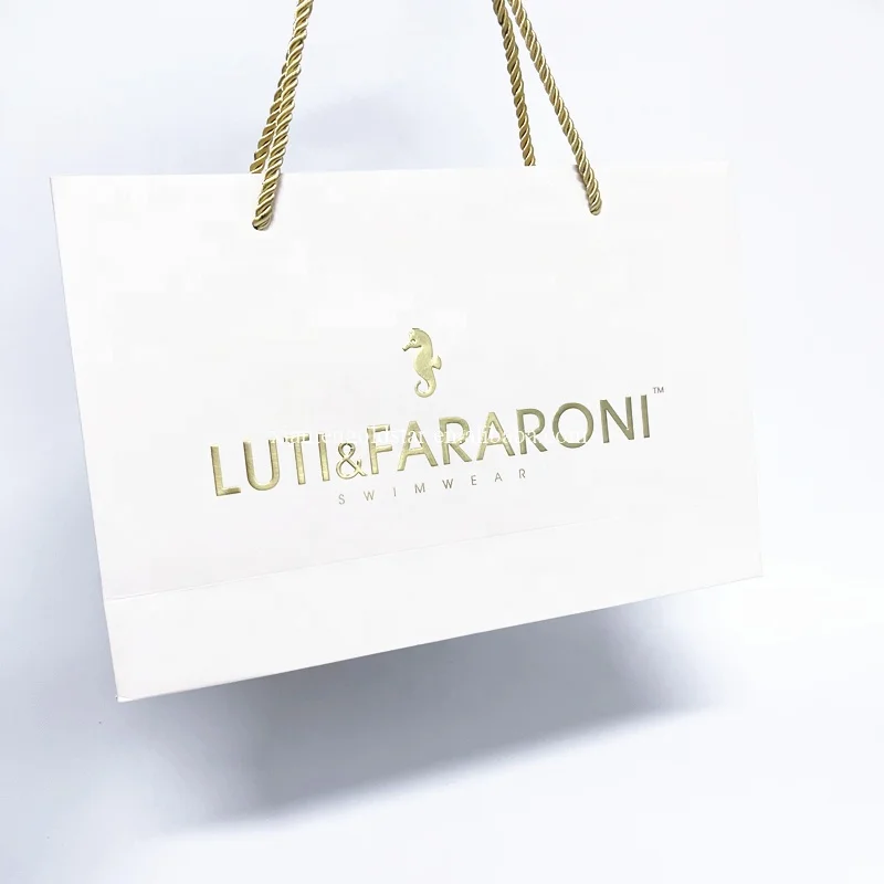 Cheap Kraft gift craft shopping paper bag with handles clothing packing bag custom