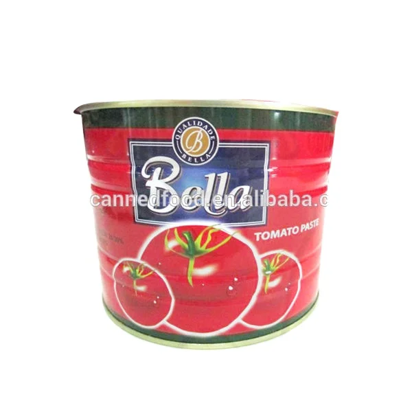 Double concentrated canned tomato paste 2200gX6tins