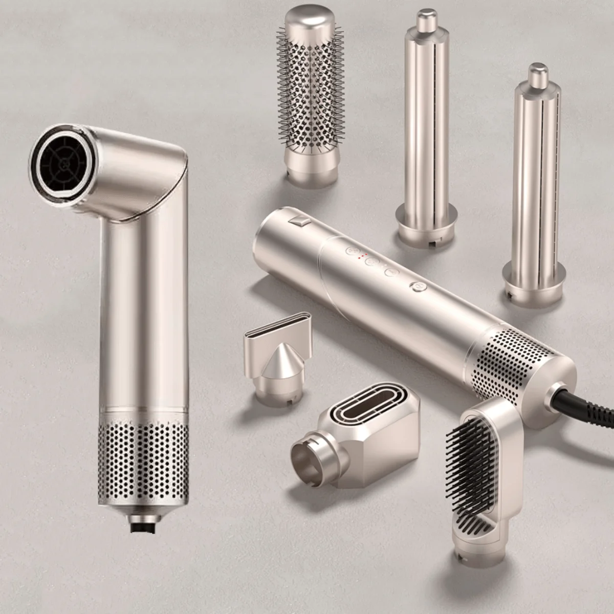 Good Quality High Speed Hair Dryer 5 in 1 Hair Dryer Hot Air Brush Wrap Styler Multifunctional Blow Brush 5 in 1 Hair Styler