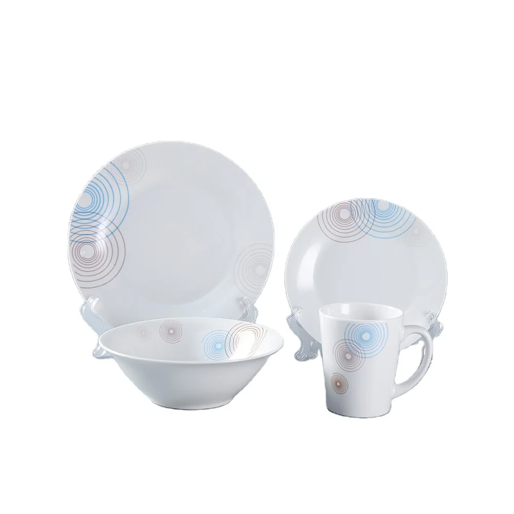 Wholesale hot sale fine white dinner set dinnerware porcelain