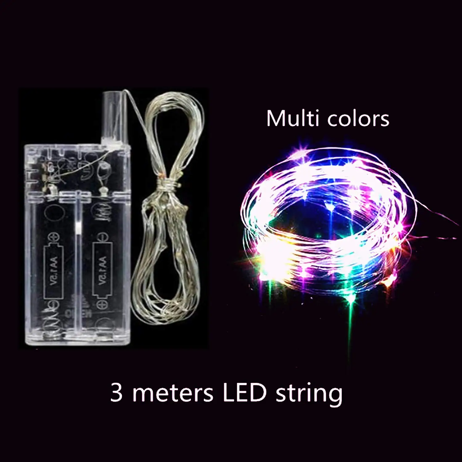 LED BoBo Balloons 3 Levels Flashing LED String Lights Helium Balloons Christmas Wedding Birthday Party Decorations