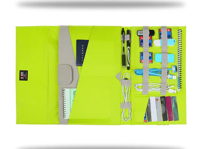 Whole sale high quality Fashion RFID flexo  books/tablet/ young  people electronic products and cable/ cards Storage Wallet