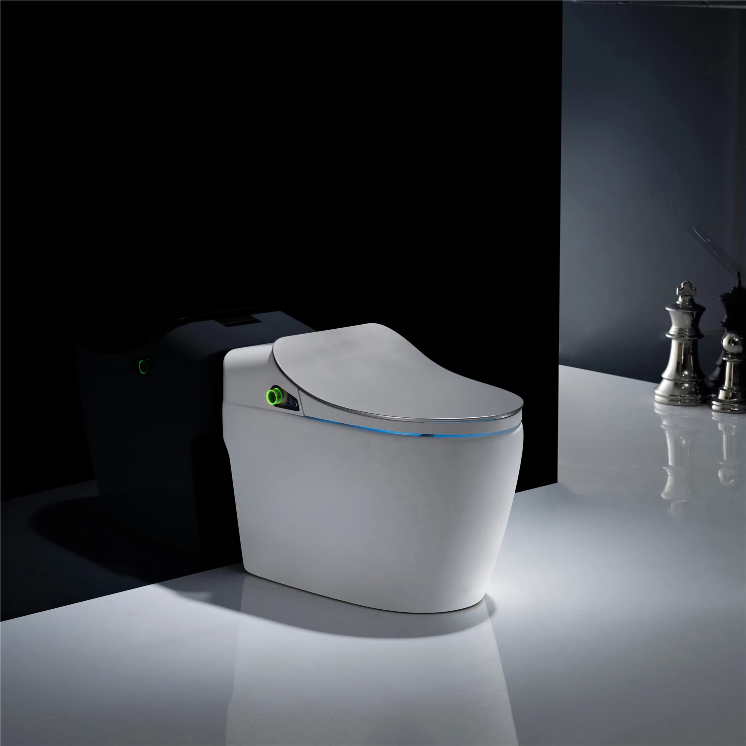 
New design home bathroom floor mounted ceramic intelligent smart toilet for sale 