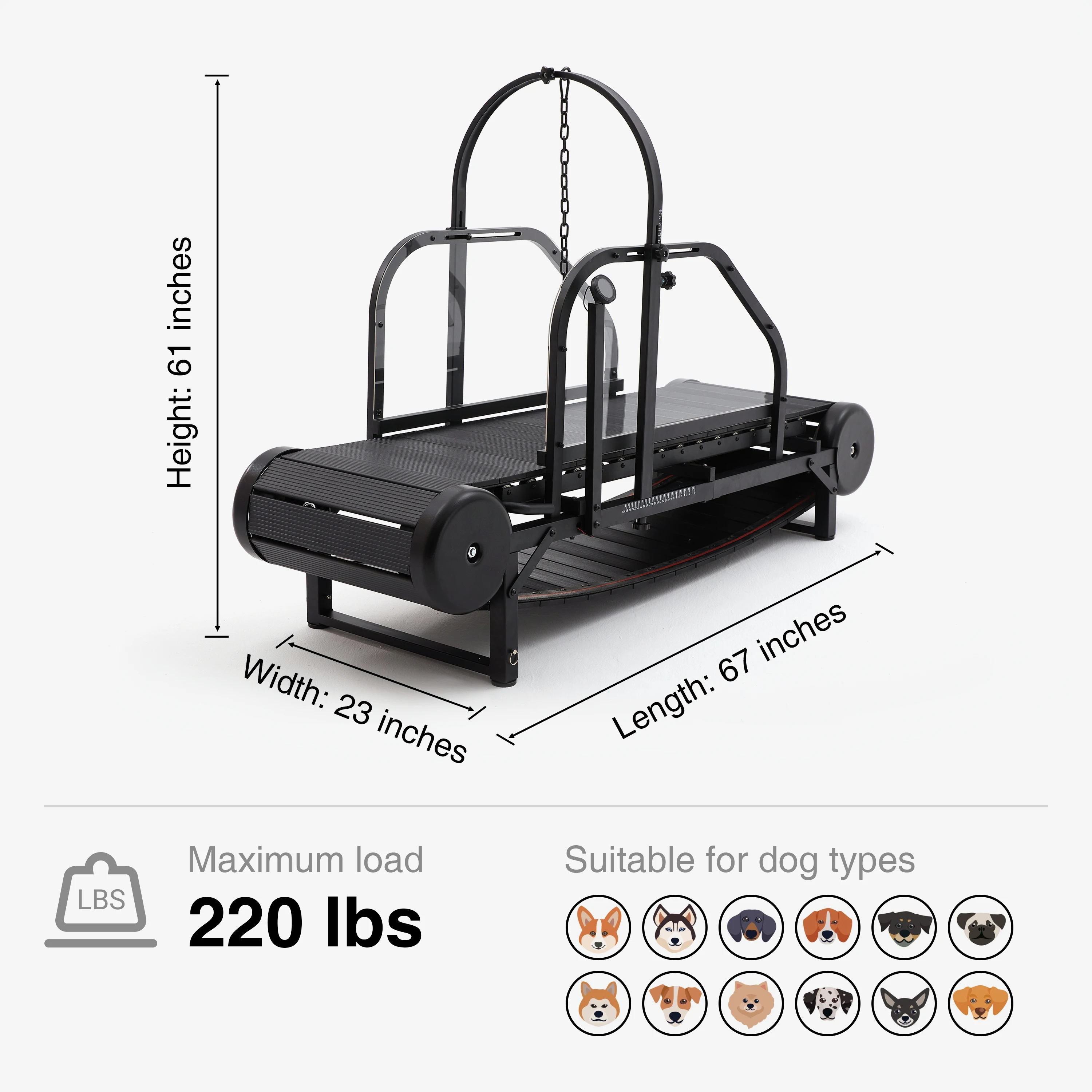 Pet Treadmill Dog Sport Equipment Non-electric Dogs Training Machine Doggy Rehabilitation Exercise Walking Slatmill