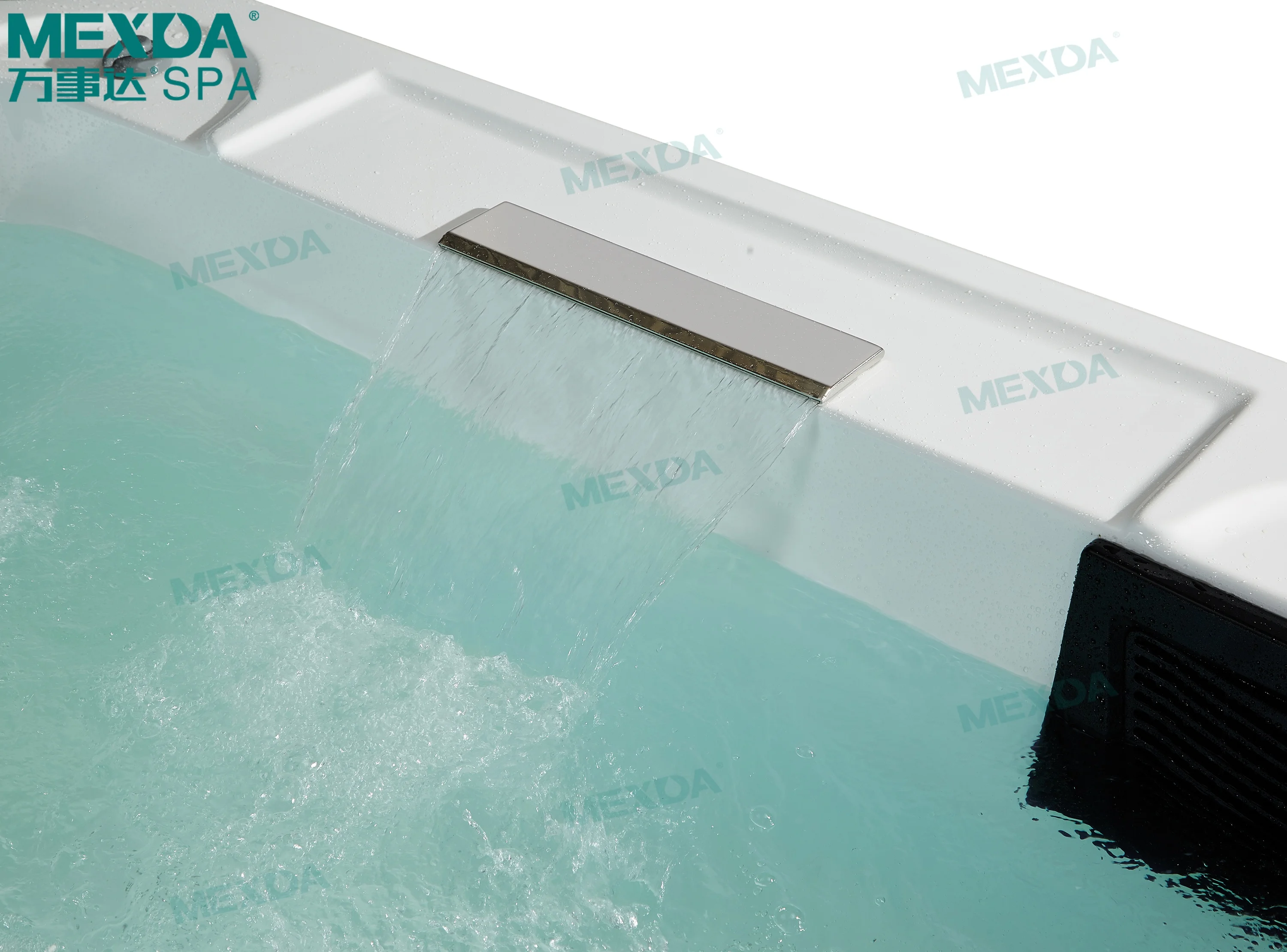 8 persons massage outdoor swim spa with pop-up TV WS-S04X