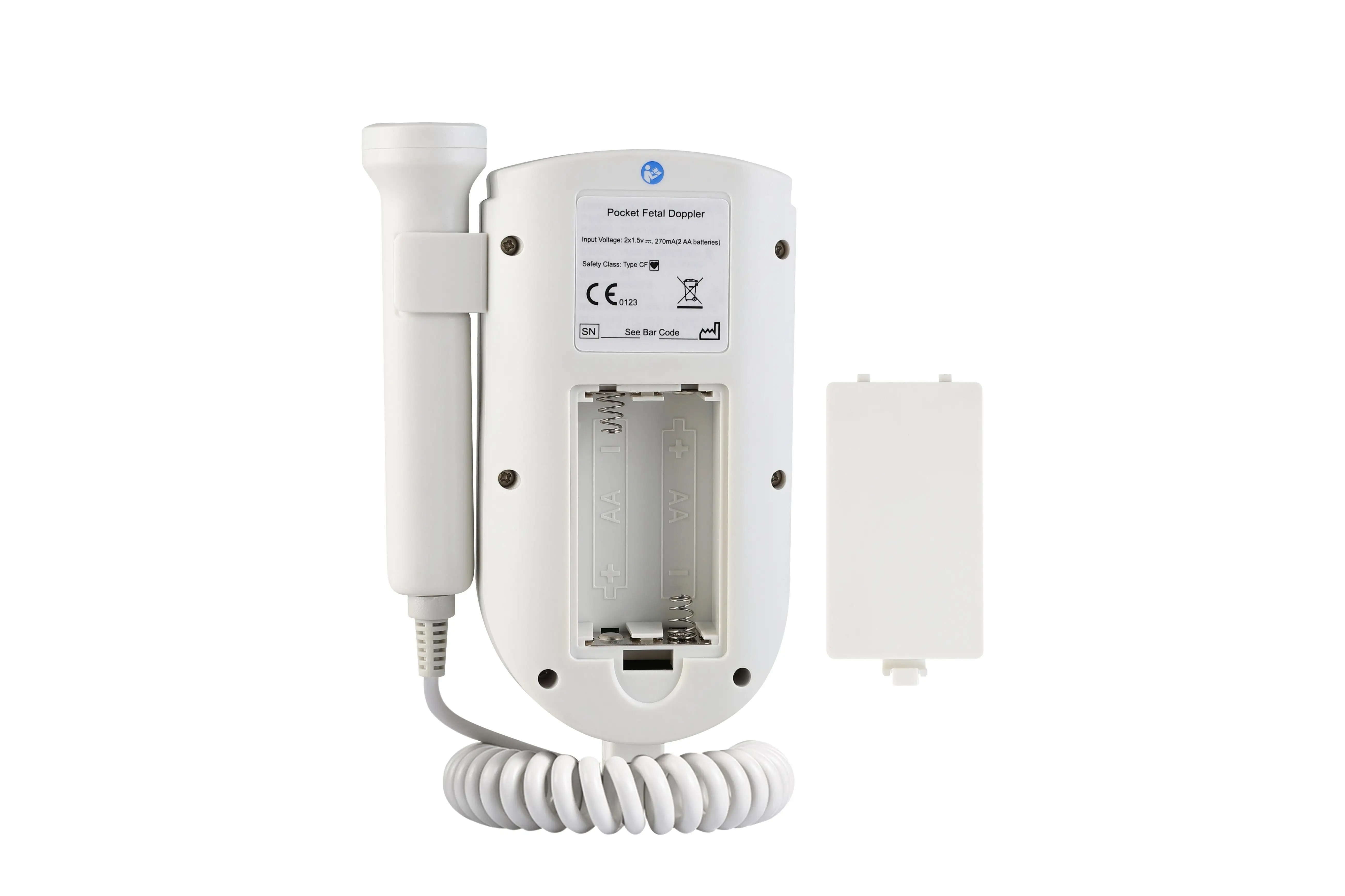 Fetal Doppler Classic household acoustic baby fetal heart rate monitor