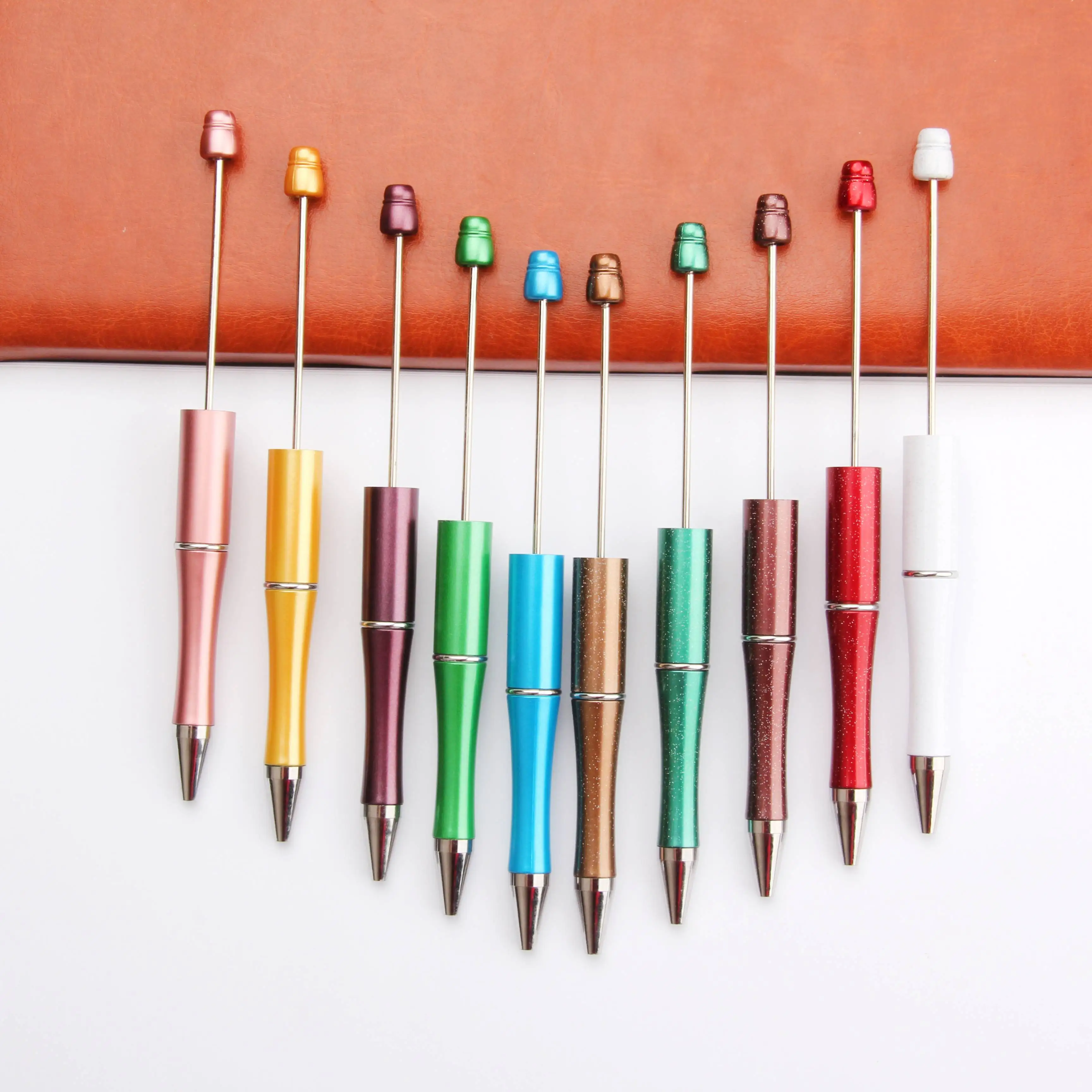 Surprise Price Plastic Diy Bead Pens Black Bead Pen Kit NO Beadable Pens Beads