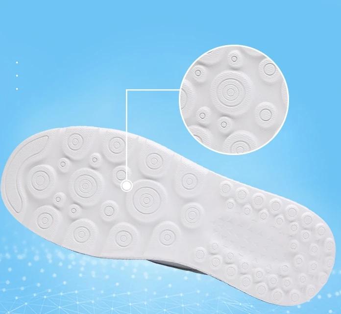 UP-1623J Women Soft Thick Sole Office Shoes Comfortable Nursing White Shoes for Ladies