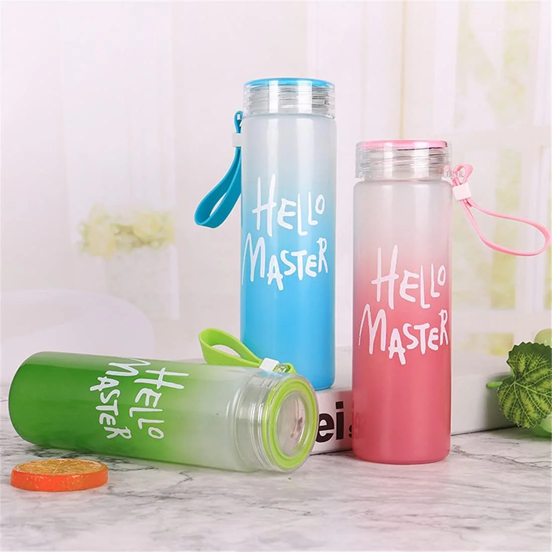 R 2023 New Colorful Custom Thermos Tea Sport Drinkware Glass Frosted Bottle Water Drinking Bottle Insulated Water Bottle
