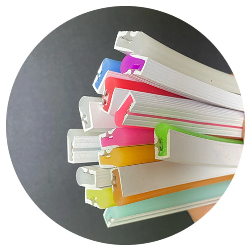 6x12mm  8x16mm Silicone Neon Strips Light for neon sign 50m roll 2.5cm cut neon led lights flexible soft strip 12v