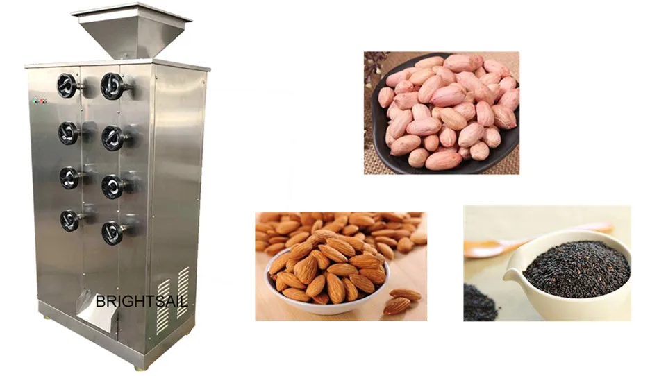 
Brightsail roller grinder sesame walnut powder making machine peanut cashew nut crusher 