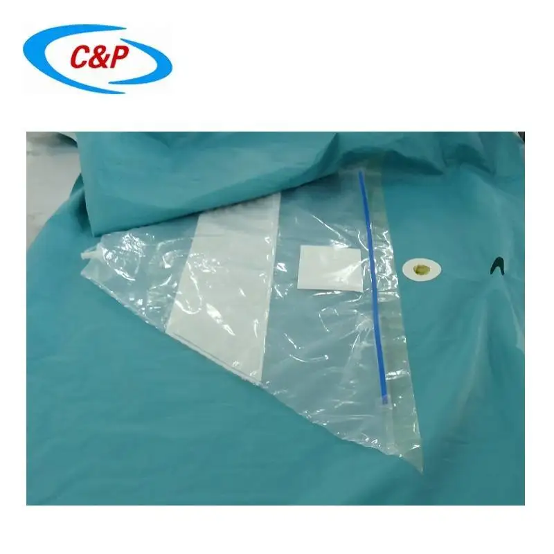 Medical Consumables Disposable Screen Urology Drape With Fluid Collection Pouch Manufacturer in China
