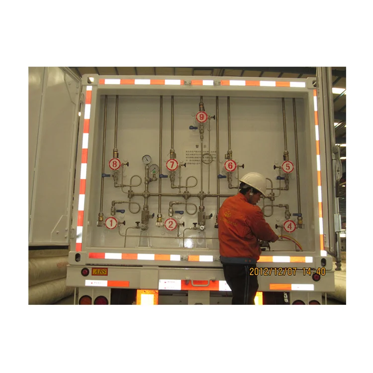 Factory Wholesale Seamless 40Ft 9-Tube Cng Tube Skid Container