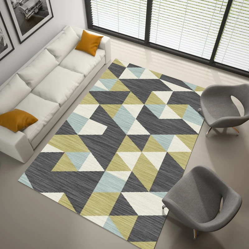 3D Digital Printed Custom Persian Style Soft Crystal Velvet Room Rug Carpets For Livingroom Floor