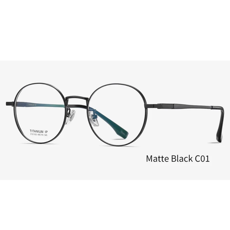optical frame oval stock metal optical frame titanium frames optical glasses for men