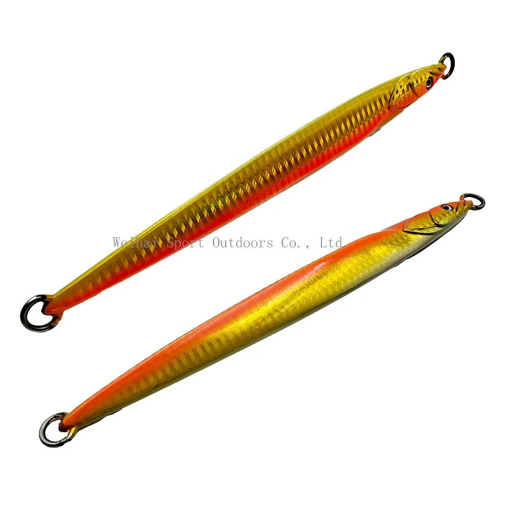 Speed Sinking Luminous Simulated Bait Fishing Tackle Wave Lead Fish Lure Metal Jig Metal Jig Lure Fishing Jigs