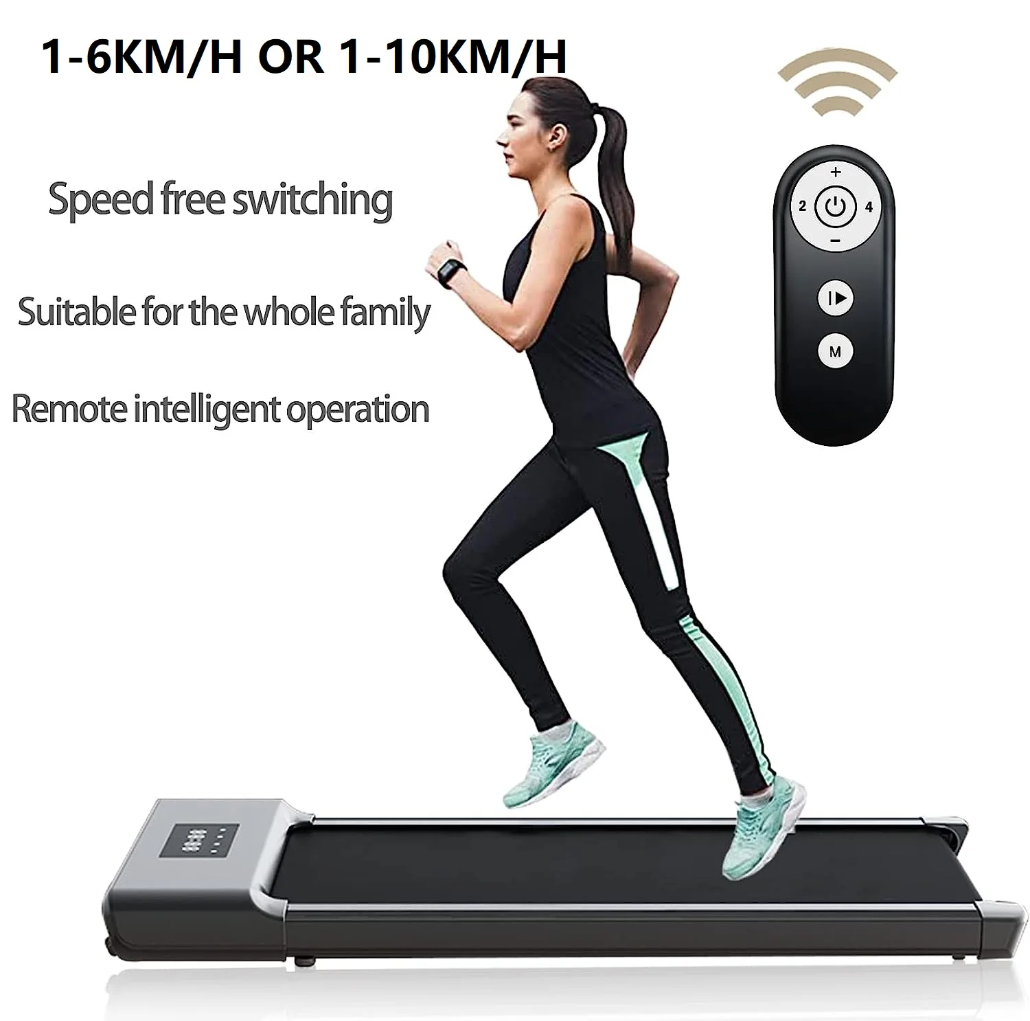 TU001-1 Walking Pad Treadmill Home Use Indoor Walking Machine Remote Control Mobile APP Support home treadmill