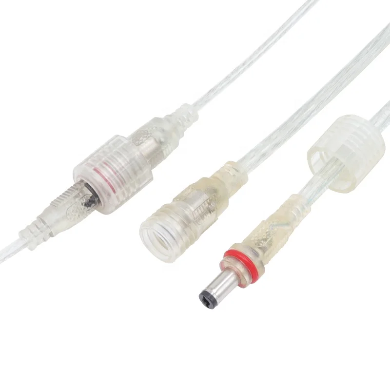 5221 5525 Type Waterproof 2 Pin DC Power Male Female Connector for CCTV LED Light