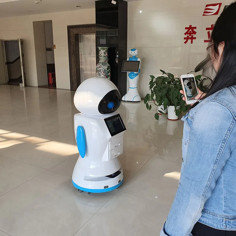 Kaka Multi-functional Intelligent Hotel Supplier Delivery  Service Robot