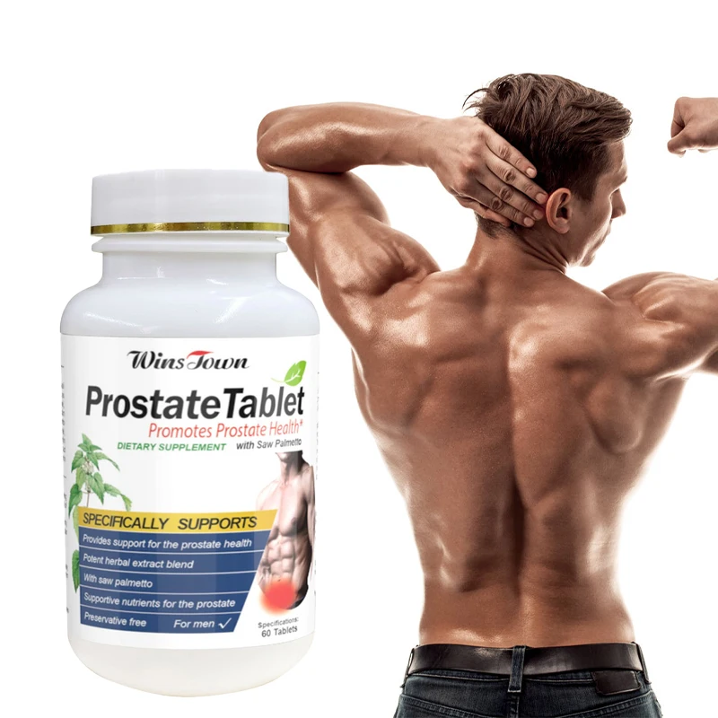 Customized prostate tablets powerful herbal tablets energy booster support male nutritional supplements