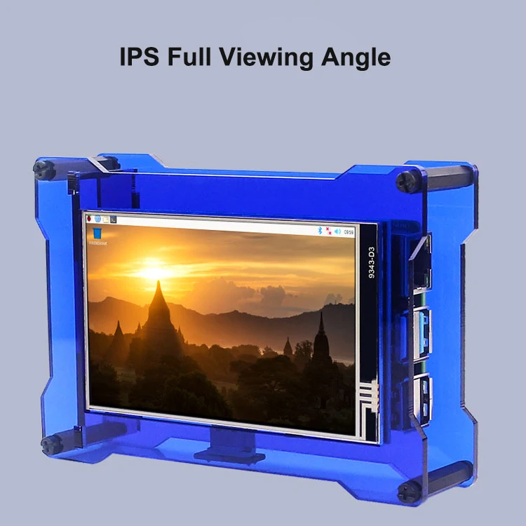 4.0 inch High-Speed Touch Screen Display 800x480 TFT LCD SPI Monitor for Raspberry Pi 4 3 2 A, A+, B, B+, HDM Factory