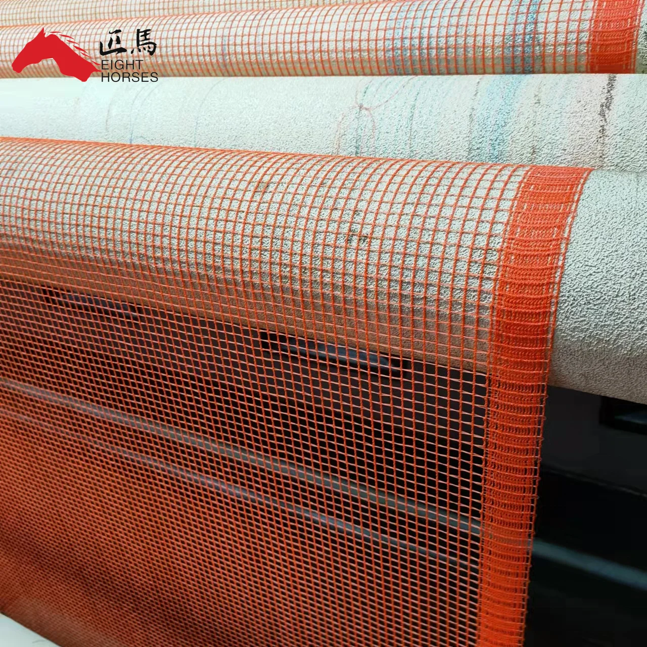 Orange construction safety net with 100% virgin HDPE +UV stabilized with 50%-80% shade rate used for scaffold protect