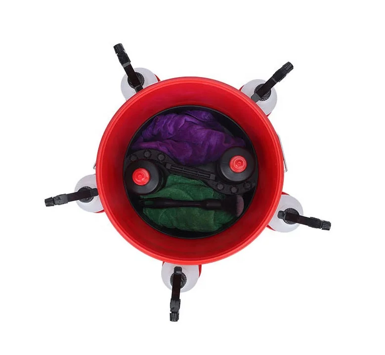 Многофункциональное ведро для мытья автомобиля 20 л с колесиком инструмент очистки тележки пластиковый водяной