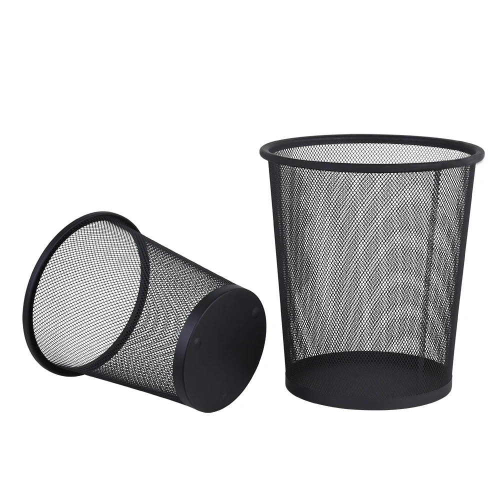 Office Can iron Mesh Waste Bin paper craft wast basket Paper Net Trash Basket