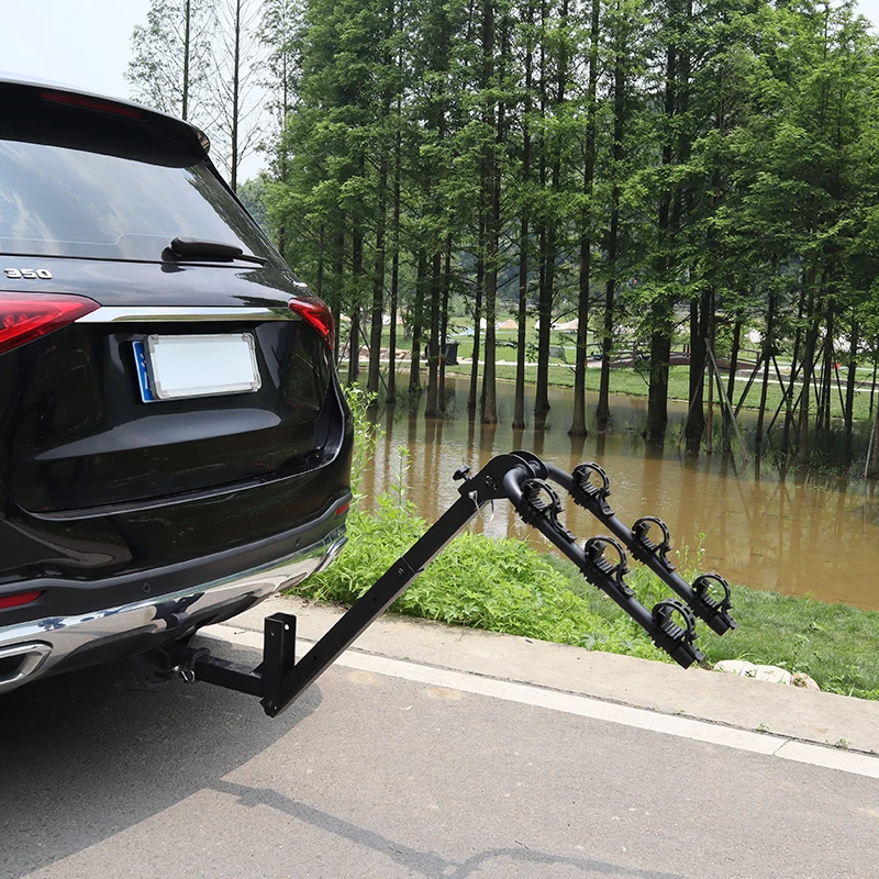 steel aluminum tow ball rear mounting bike carrier car bicycle rack BM-OO7 for 3 bikes