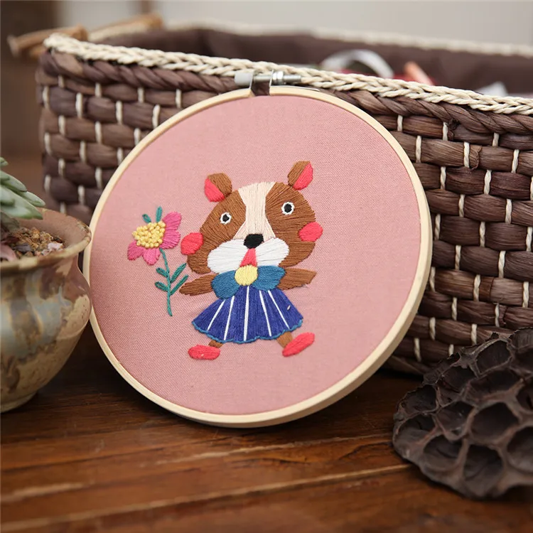 Wholesale High Quality Handmade Punch Needle DIY Embroidery Sets For Beginners