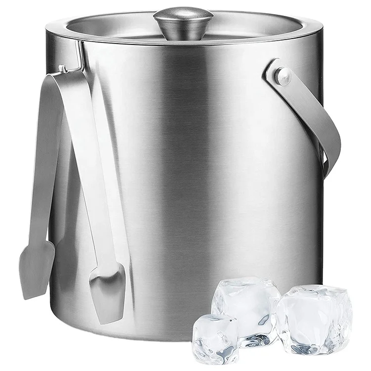 Ванна для льда из нержавеющей стали с двойной стенкой, новый дизайн