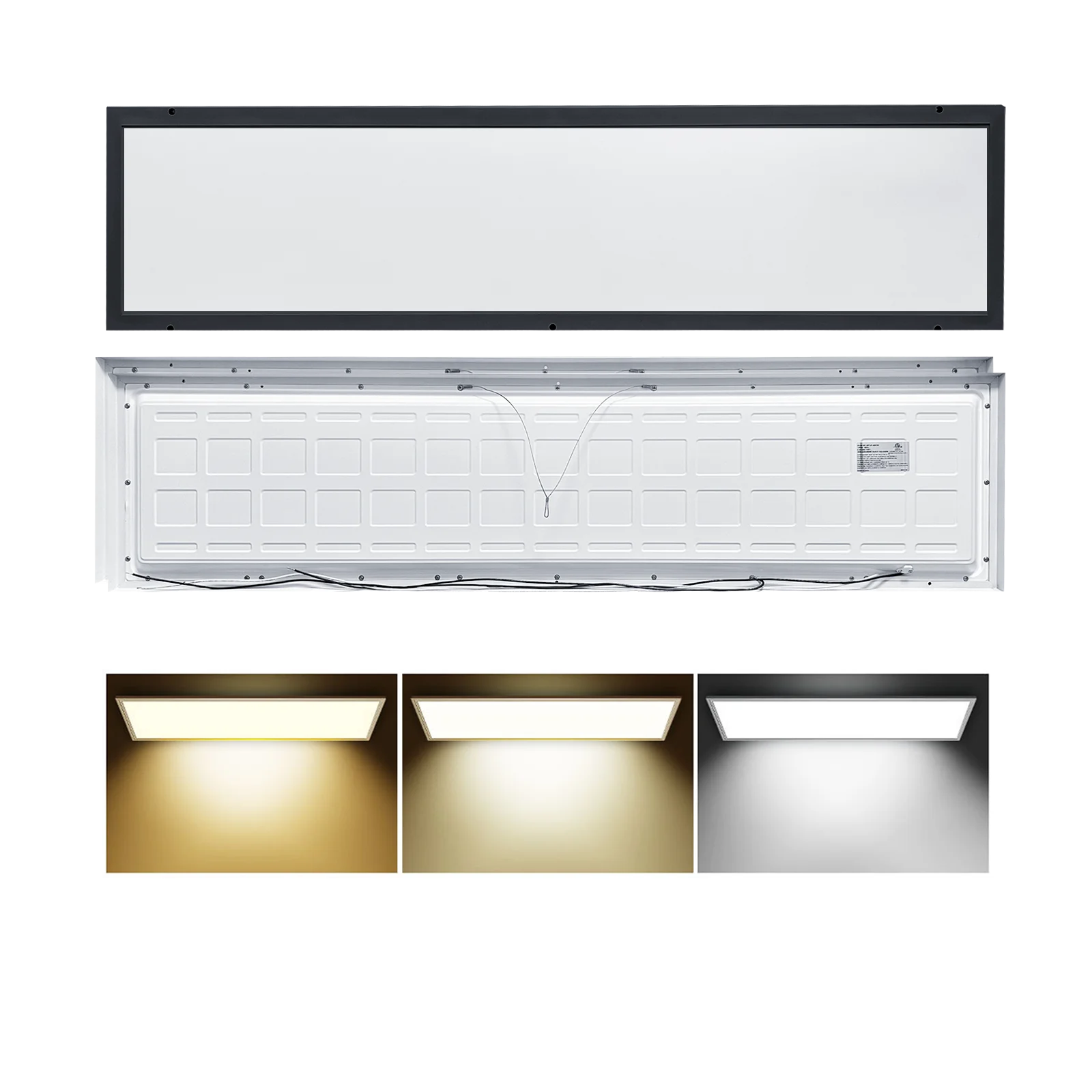 Professional High Efficiency 1x4 2x2 2x4 3 CCT Dimmable Square Flat Led Panel For Office Lighting