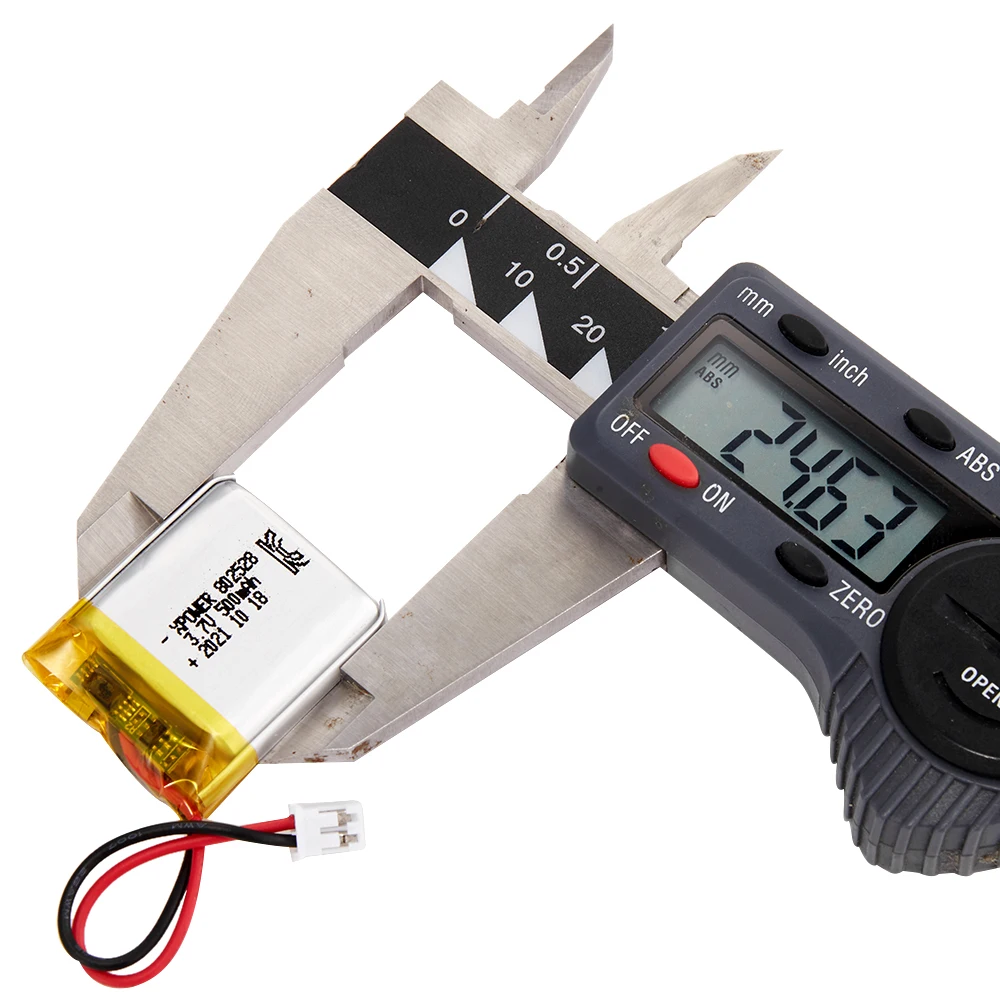 802528 480mah 500mAh UL1642 UN38.3 CE CB 3.7V Rechargeable Lipo Battery Lithium Ion Battery