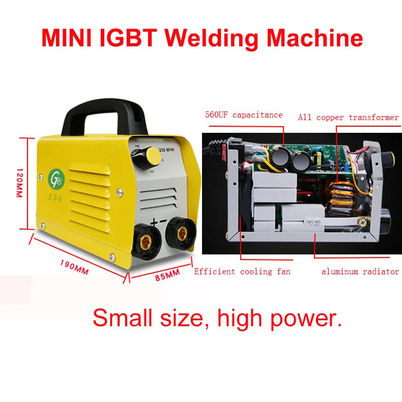 2021 New High Quality Red Mini Arc Welder for Copper Welding