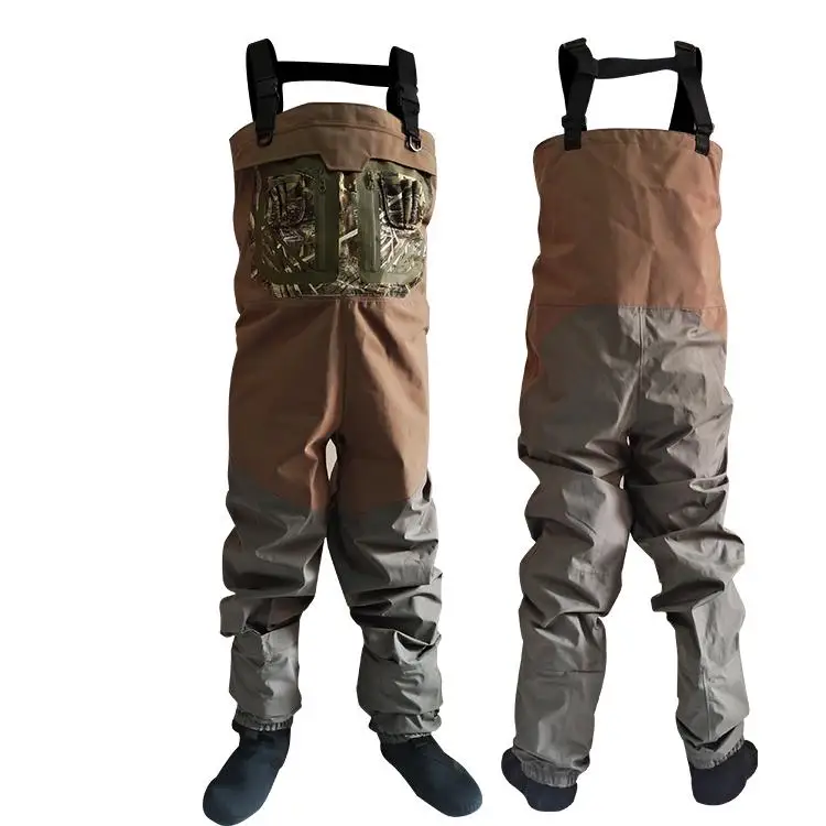 High Quality Men Waterproof  Neoprene Hunting Camo Chest Wader for Fly Fishing