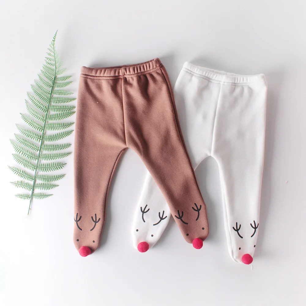 
Autumn Winter Cute Pantyhose Newborn Baby Pants Pure Cotton Baby Girl Pants 
