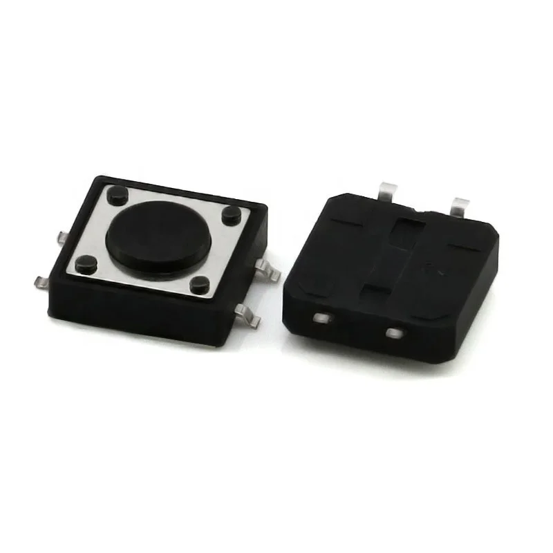 12*12mm smt smd tactile push button switch 4 pin tact switch alps 12x12