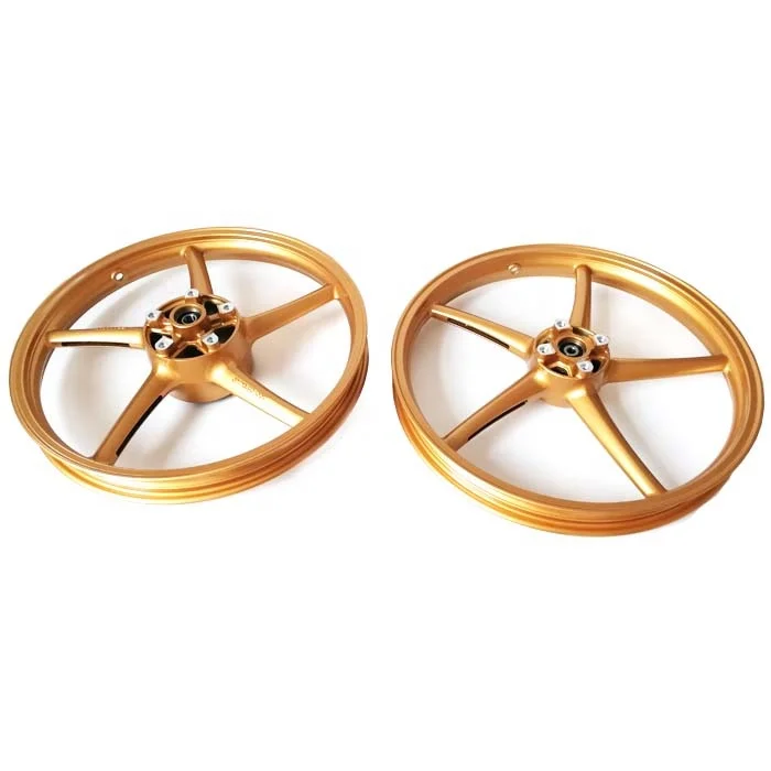 17inch 522 motorcycle wheel Y15ZR golden motorcycle aluminum alloy wheel