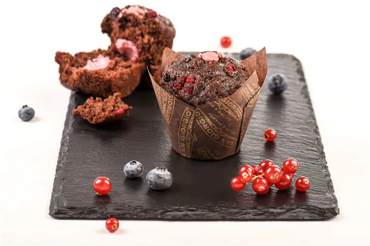 
Baked And Frozen Bakery Product Ruby Chocolate Muffin 85G Frozen Food 