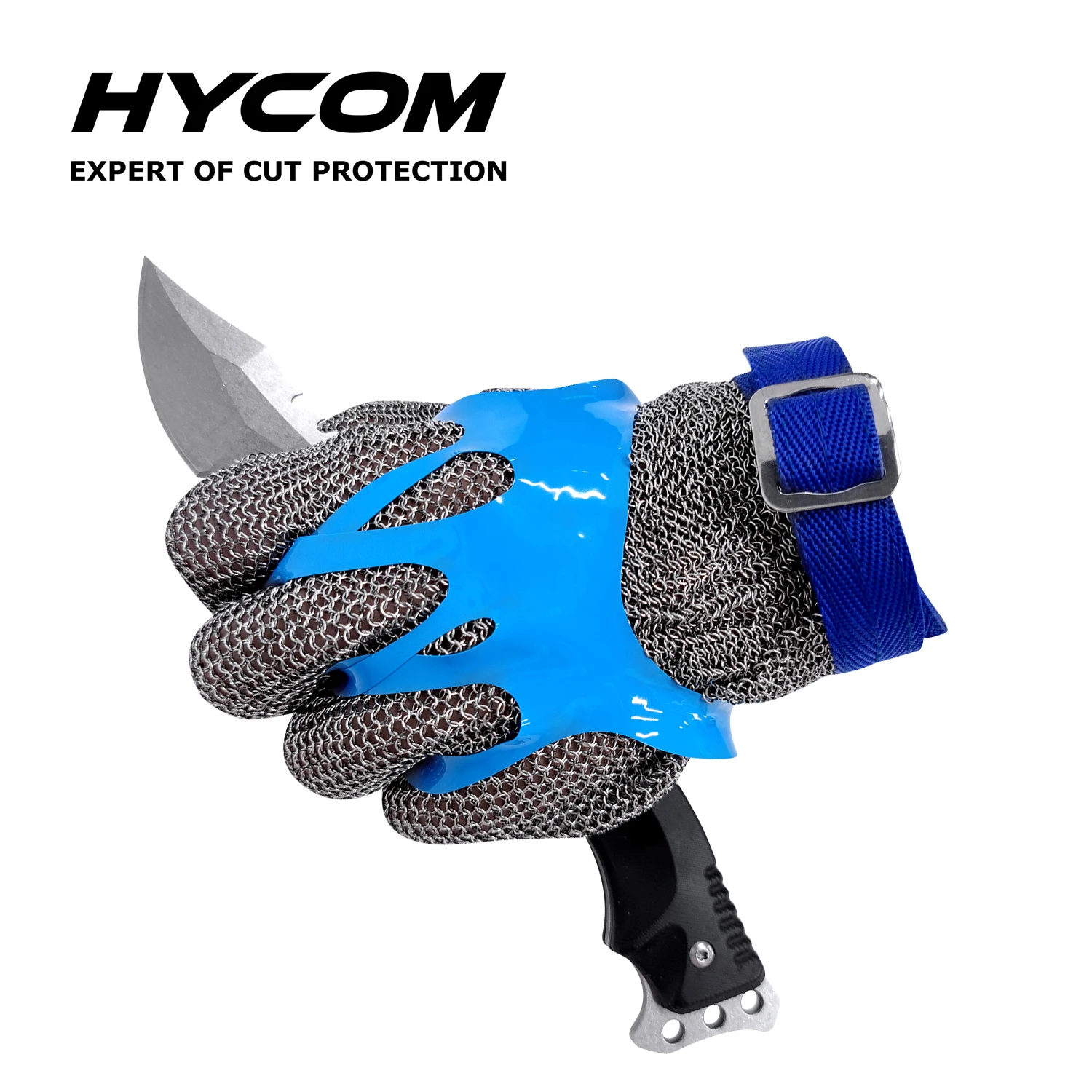 HYCOM S316 ANSI A9 Cut Level Cut Proof Stainless Steel Wire Gloves Cut Resistant Steel Wire Mesh Working Knuckle Butcher Gloves