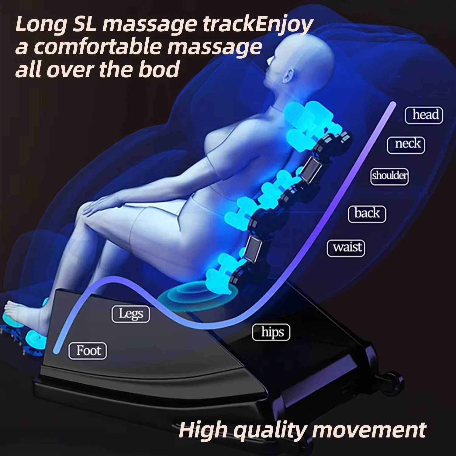 VCT home workout zero gravity chair recliner massage stretcher machine bed chair equipment professional massage chair for head
