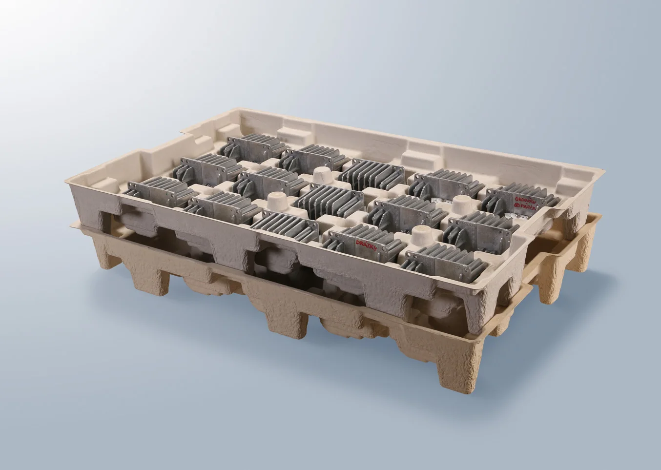 waste paper pulp molding Egg tray making machine price waste paper pulp