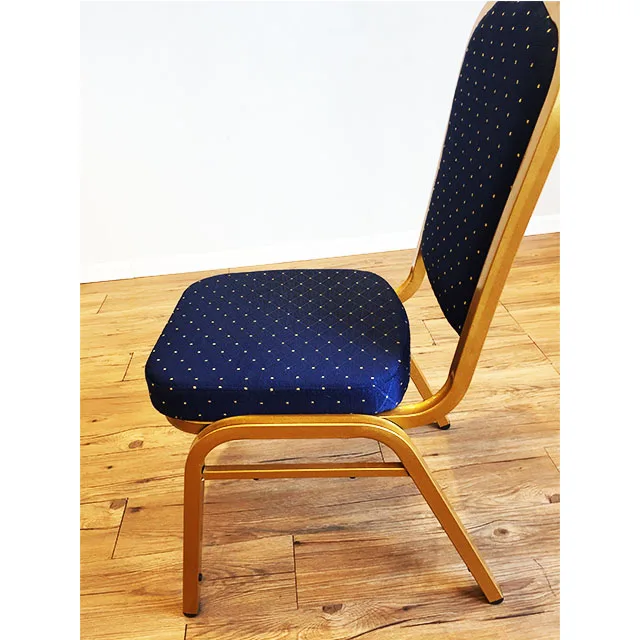 Fancy Rental Banquet Used Hotel Cheap Wholesale Stackable/Stacking Gold Event Banquet Chair