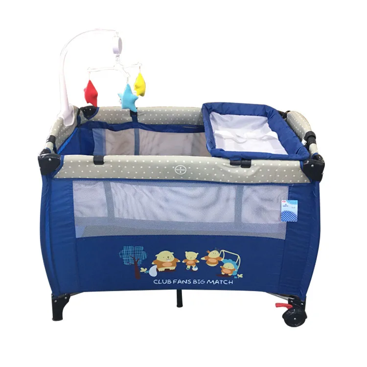 baby furniture new style safety baby cot, factory best selling foldable baby crib